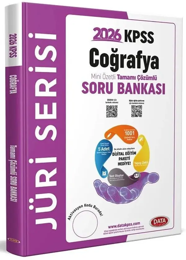 Data 2026 KPSS Coğrafya Jüri Soru Bankası Çözümlü Data Yayınları - Data Yayınları - Image 1