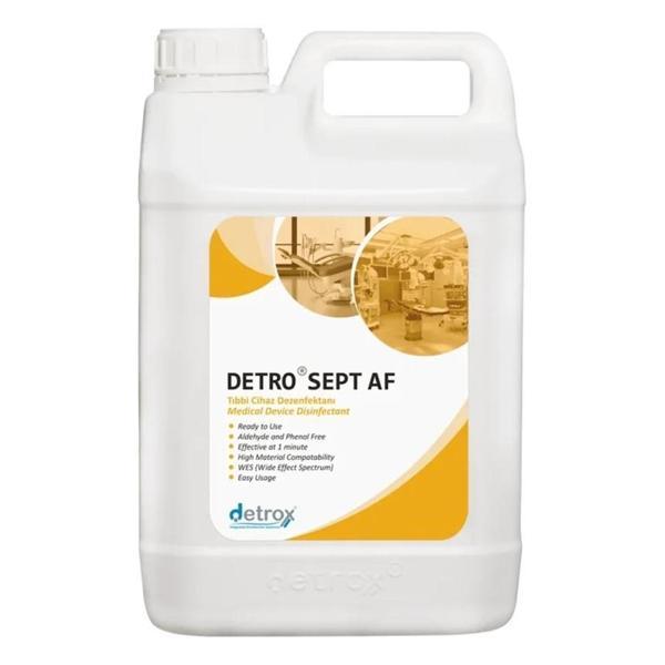 Detrox Detro Sept Af Tıbbi Cihazlar Için Hızlı Yüzey Dezenfektanı 5 Lt- %30 Alkol - Image 1