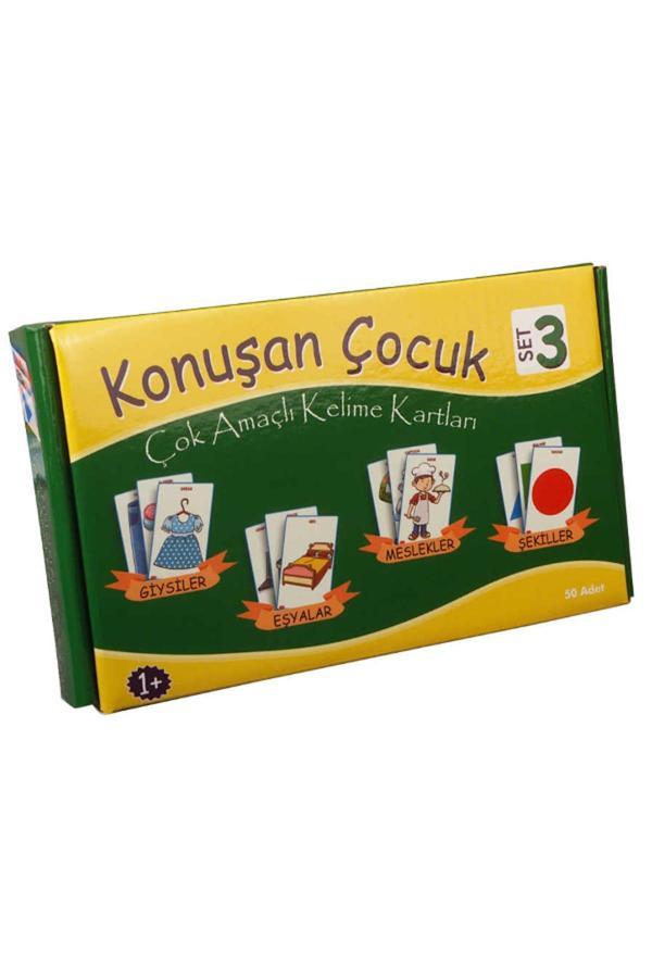 Konuşan Çocuk Çok Amaçlı Kelime Kartları Set 3 - Bilteg - Image 1