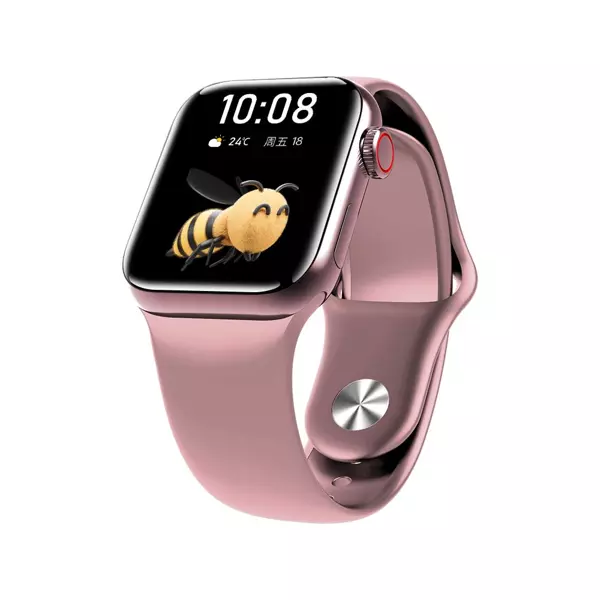 miFly S9 Pro 45mm Pembe Akıllı Saat - Image 1