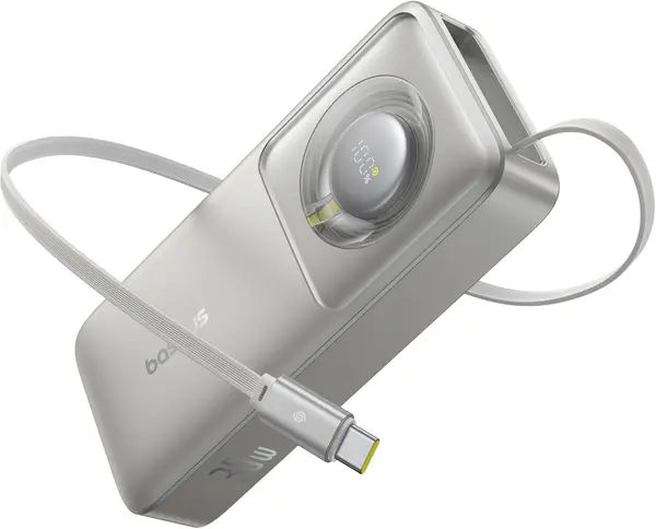 Baseus Free2Pull 30W 10.000mAh Gri Taşınabilir Şarj Cihazı  Powerbank - Image 1