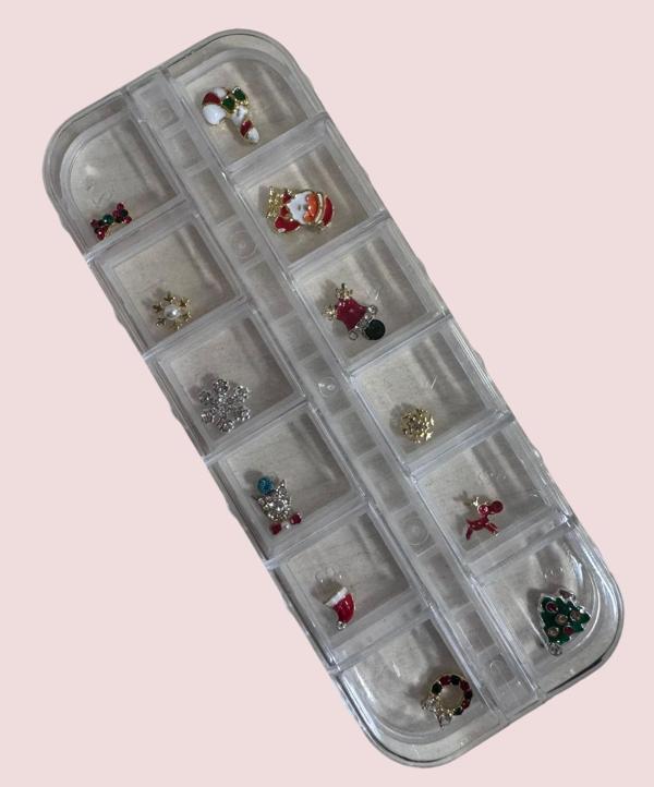 Fontenay 12 Farklı Çeşit 3D Tırnak Süsleri Tırnak Charm Nail Charms Yeni Christmas Özel Süsleri 1 - Image 1