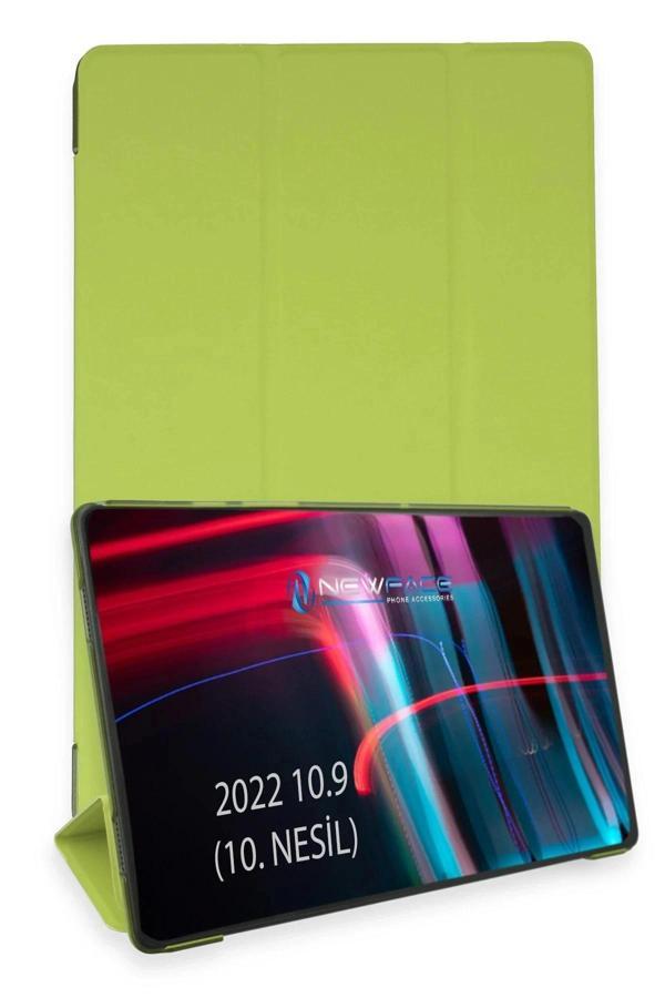 iPad 2022 10.9 (10.nesil) Kılıf Tablet Smart Kılıf - Açık Yeşil - Image 1