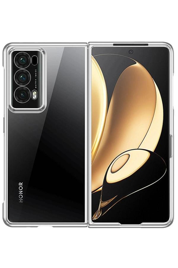 Huawei Honor Magic V2 Kılıf Jasper Kapak - Gümüş - Image 1