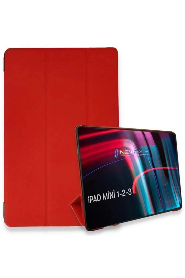 iPad Mini 3 Kılıf Tablet Smart Kılıf - Kırmızı - Image 1
