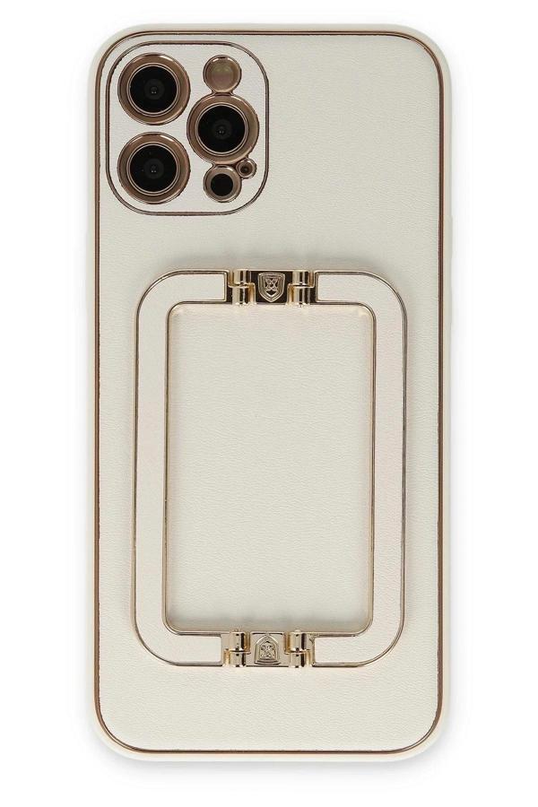 iPhone 12 Pro Kılıf Coco Elit Kapak - Beyaz - Image 1