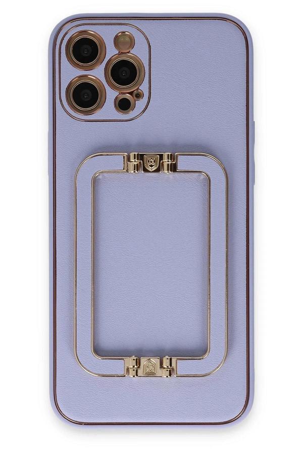 iPhone 12 Pro Kılıf Coco Elit Kapak - Lila - Image 1
