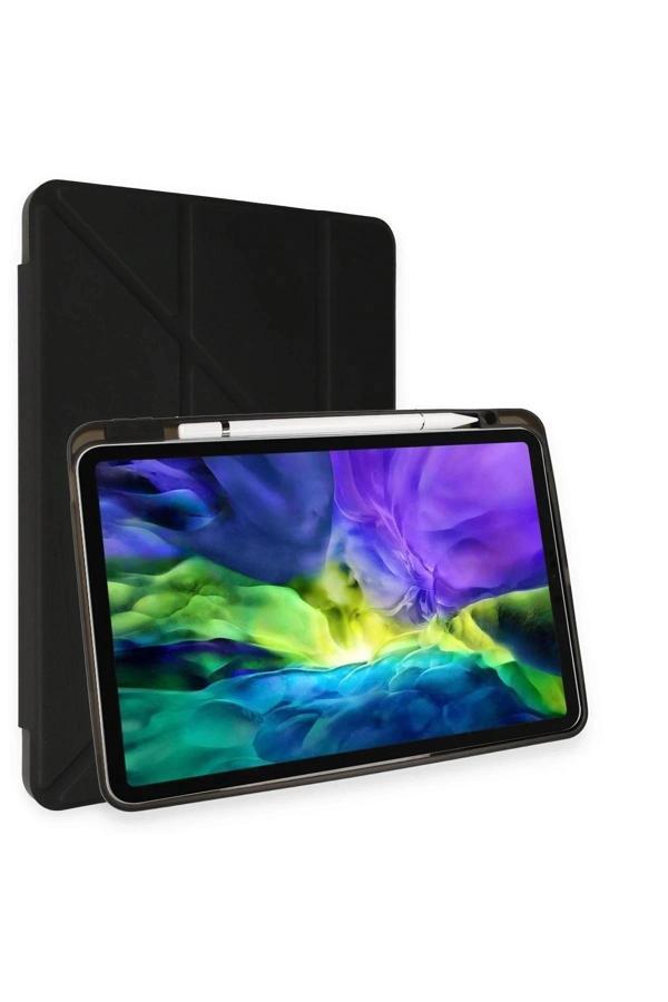 iPad Pro 11 (2024) Kılıf Kalemlikli Mars Tablet Kılıfı - Siyah - Image 1
