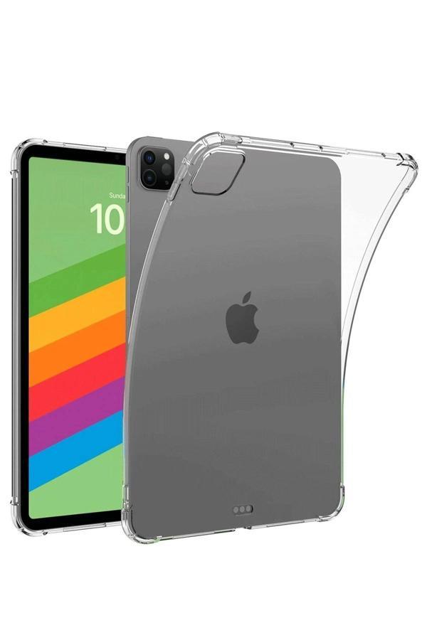 iPad Pro 13 (2024) Kılıf Anti Şeffaf Tablet Silikon - Şeffaf - Image 1