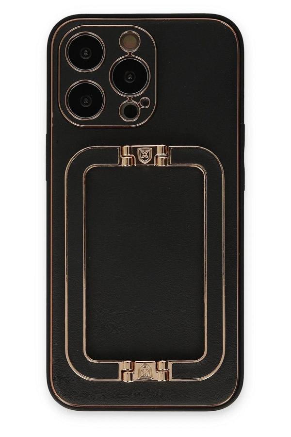 iPhone 13 Pro Max Kılıf Coco Elit Kapak - Siyah - Image 1