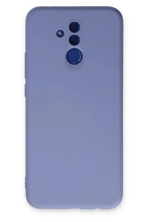 Huawei Mate 20 Lite Kılıf Nano içi Kadife Silikon - Lila - Image 1
