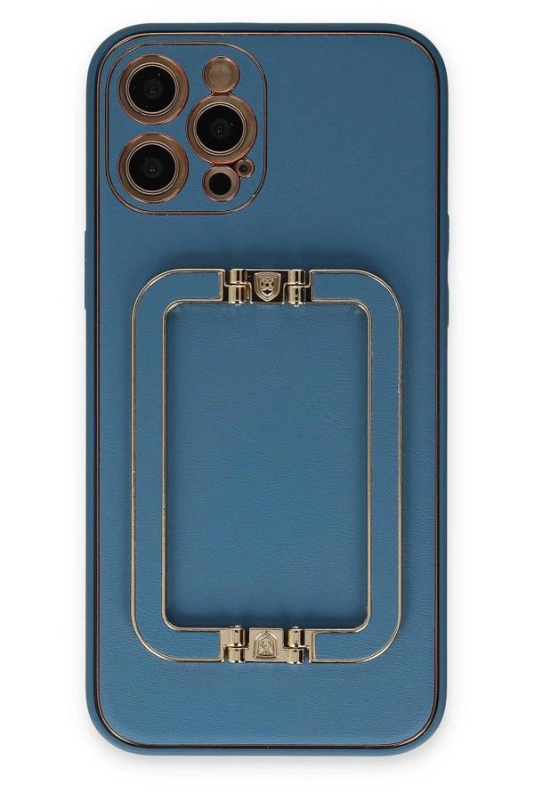 iPhone 12 Pro Kılıf Coco Elit Kapak - Mavi - Image 1