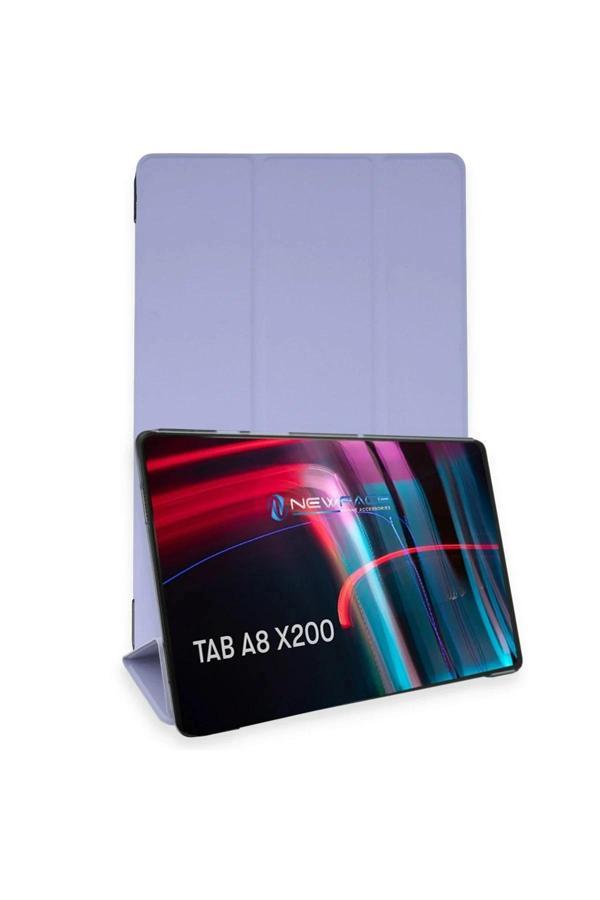 Samsung Galaxy X200 Tab A8 10.5 Kılıf Tablet Smart Kılıf - Lila - Image 1
