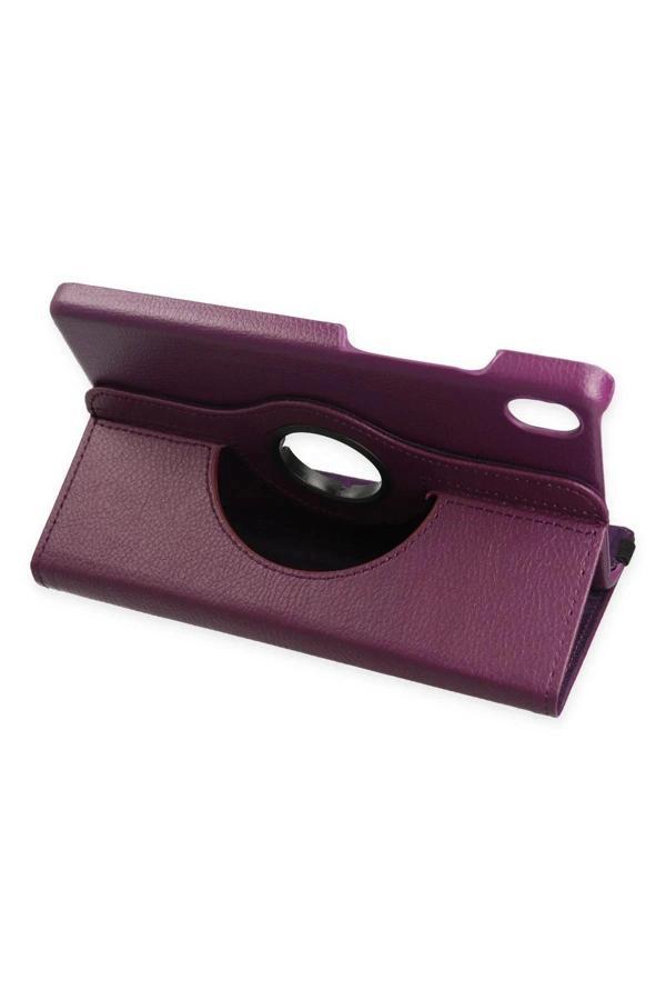 Huawei MatePad SE 11 Kılıf 360 Tablet Deri Kılıf - Mürdüm - Image 1