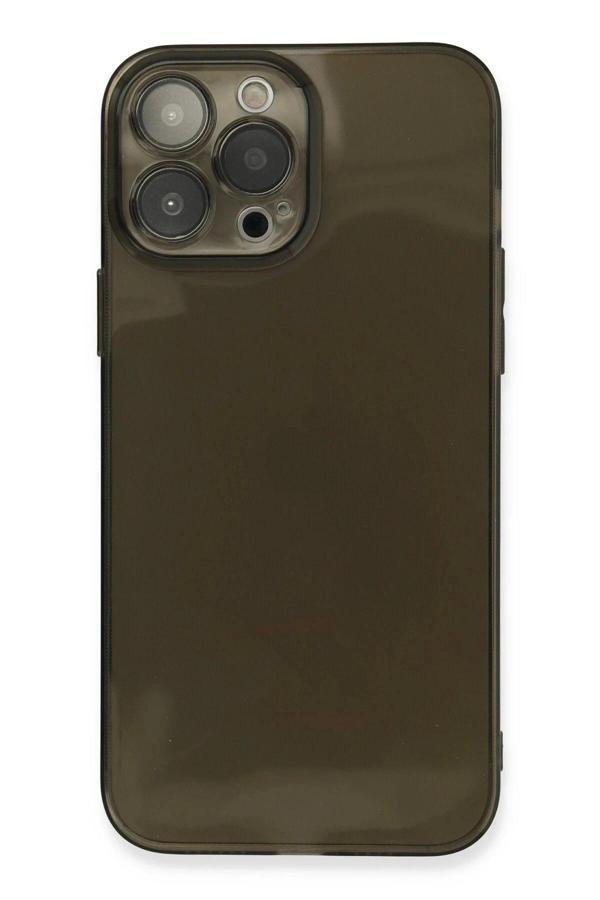 iPhone 13 Pro Kılıf Fly Lens Silikon - Siyah - Image 1