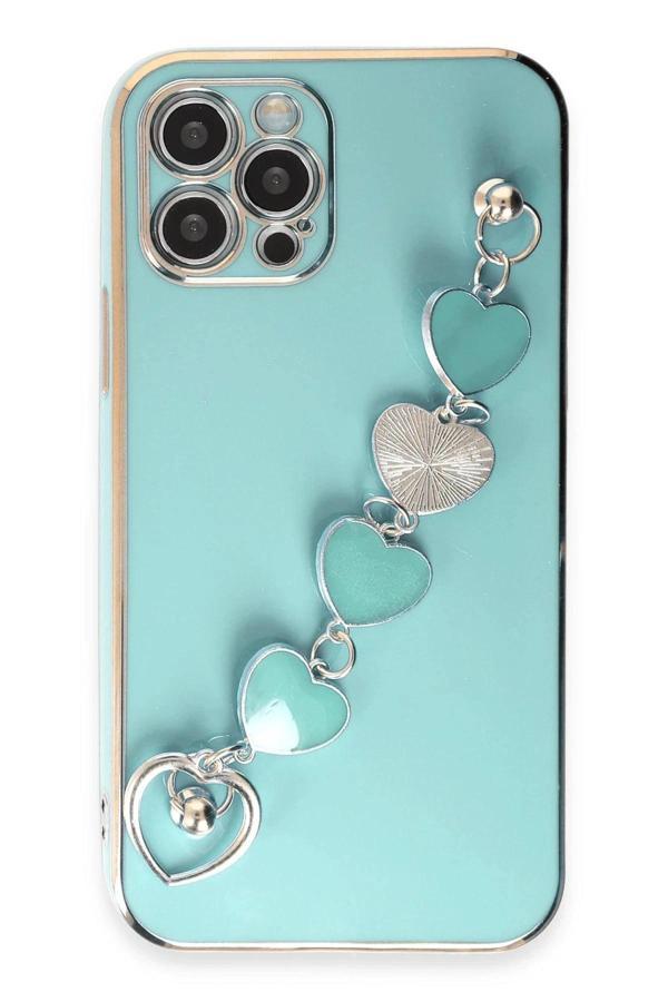 iPhone 12 Pro Kılıf Esila Silikon - Su Yeşili - Image 1