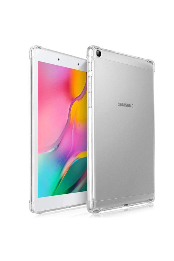 Samsung Galaxy T290 Tab A 8 Kılıf Anti Şeffaf Tablet Silikon - Şeffaf - Image 1