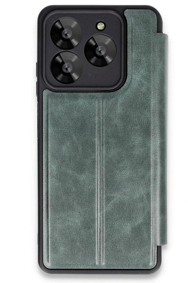 General Mobile Era 30 Kılıf Flip Cover - Koyu Yeşil - Image 1