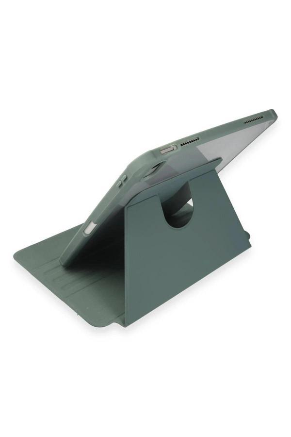 iPad 10.2 (7.nesil) Kılıf Starling 360 Kalemlikli Tablet Kılıf - Koyu Yeşil - Image 1