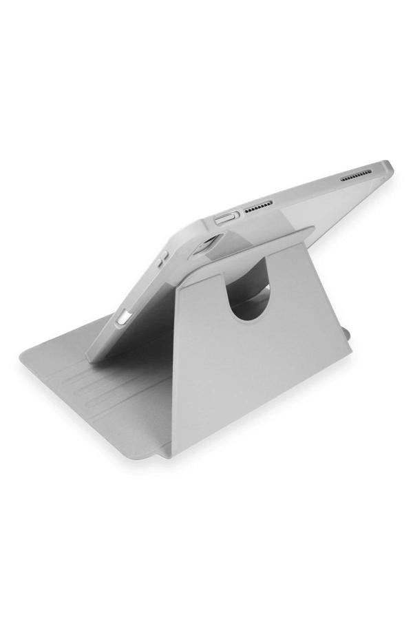 iPad 10.2 (7.nesil) Kılıf Starling 360 Kalemlikli Tablet Kılıf - Gri - Image 1
