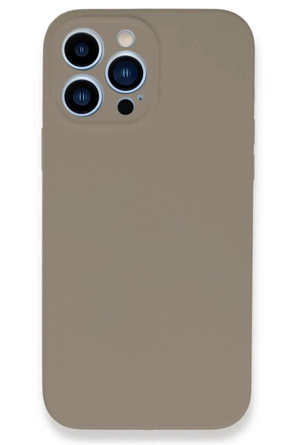 iPhone 13 Pro Max Kılıf Lansman Legant Silikon - Bej - Image 1