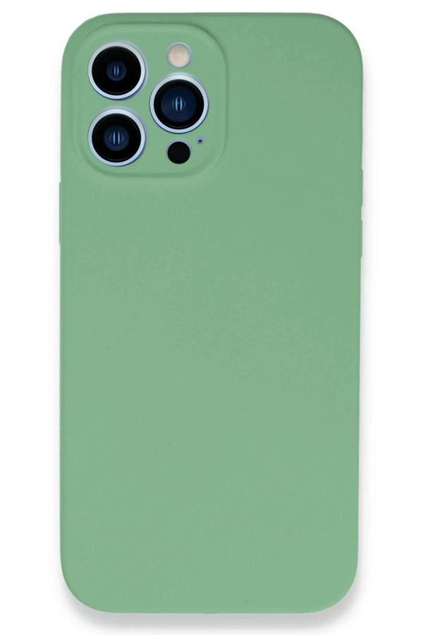 iPhone 13 Pro Max Kılıf Lansman Legant Silikon - Yeşil - Image 1