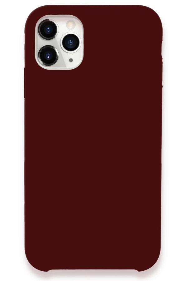 iPhone 11 Pro Kılıf Lansman Legant Silikon - Bordo - Image 1