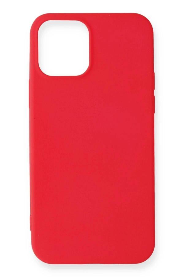 iPhone 12 Mini Kılıf First Silikon - Kırmızı - Image 1