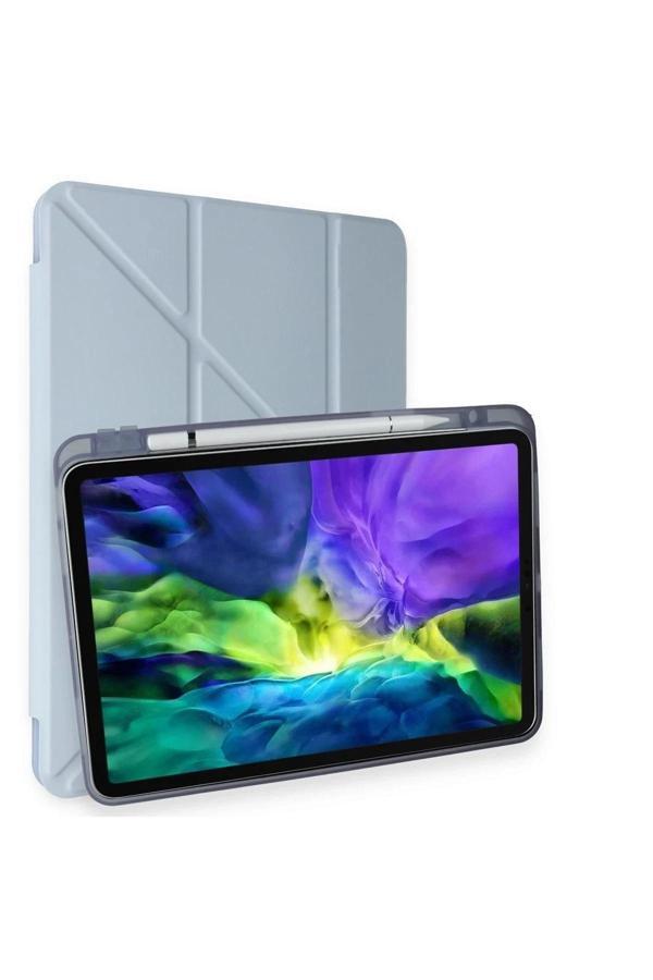 iPad Pro 13 (2024) Kılıf Kalemlikli Mars Tablet Kılıfı - Mavi - Image 1