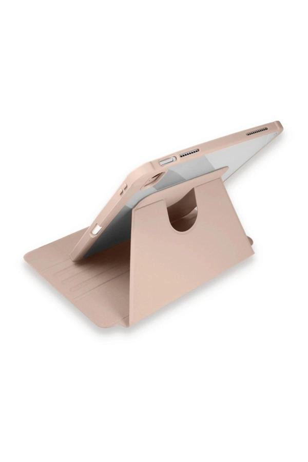 iPad 10.2 (7.nesil) Kılıf Starling 360 Kalemlikli Tablet Kılıf - Rose Gold - Image 1