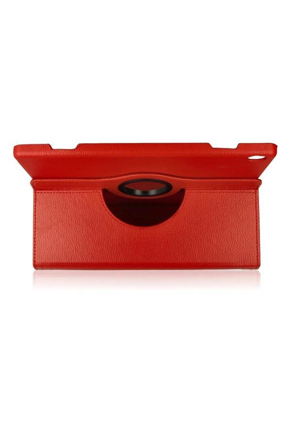 Lenovo M10 X505F Kılıf 360 Tablet Deri Kılıf - Kırmızı - Image 1