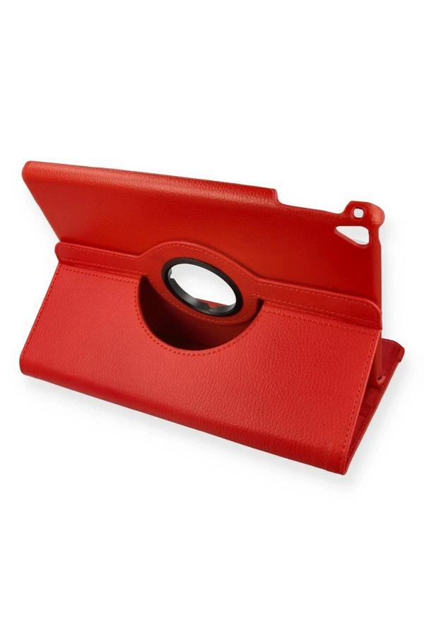 iPad 9.7 (2018) Kılıf 360 Tablet Deri Kılıf - Kırmızı - Image 1