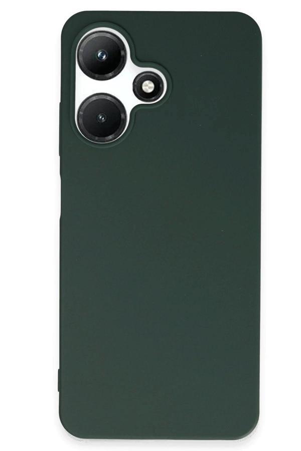 İnfinix Hot 30i Kılıf First Silikon - Koyu Yeşil - Image 1