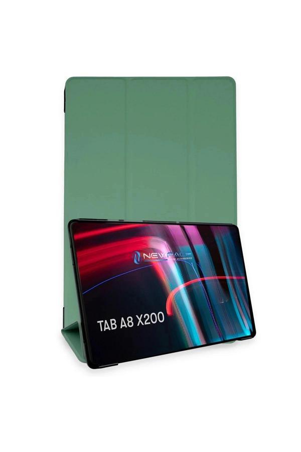 Samsung Galaxy X200 Tab A8 10.5 Kılıf Tablet Smart Kılıf - Koyu Yeşil - Image 1