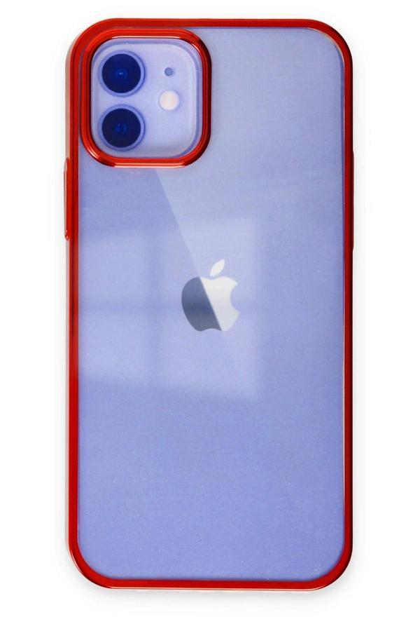 iPhone 12 Kılıf Element Silikon - Kırmızı - Image 1