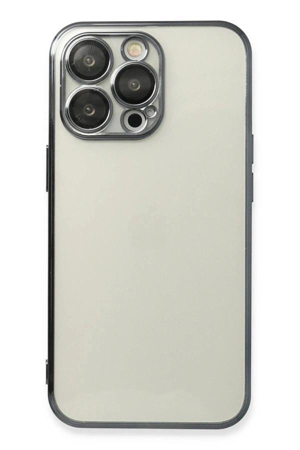 iPhone 13 Pro Max Kılıf Razer Lensli Silikon - Siyah - Image 1