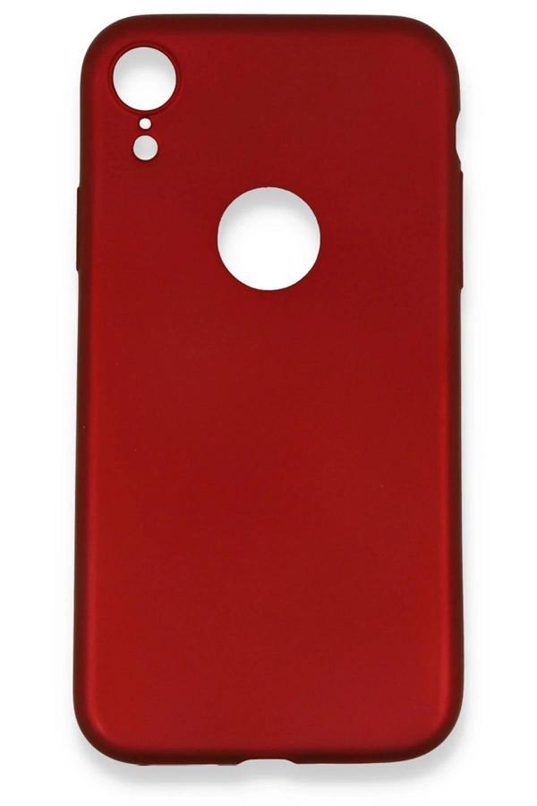 iPhone XR Kılıf First Silikon - Bordo - Image 1