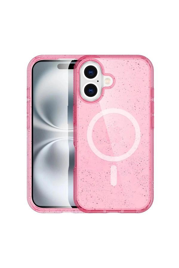 iPhone 16 Plus Kılıf Glow Magsafe Kapak - Pembe - Image 1