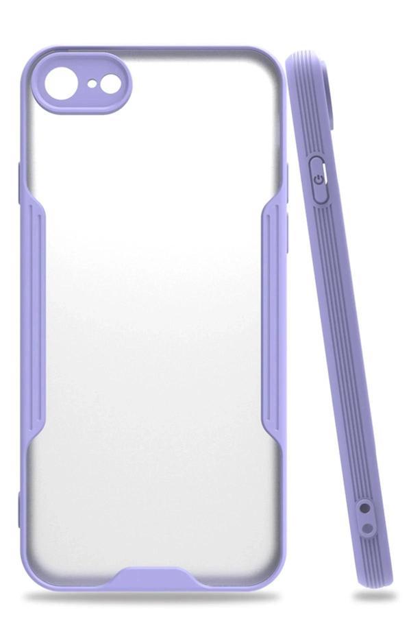 iPhone 7 Kılıf Platin Silikon - Lila - Image 1