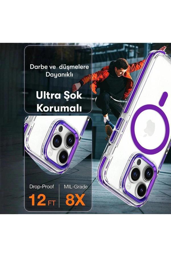 Joko iPhone 15 Pro Max Bella Magsafe Kapak - Turuncu - Image 1