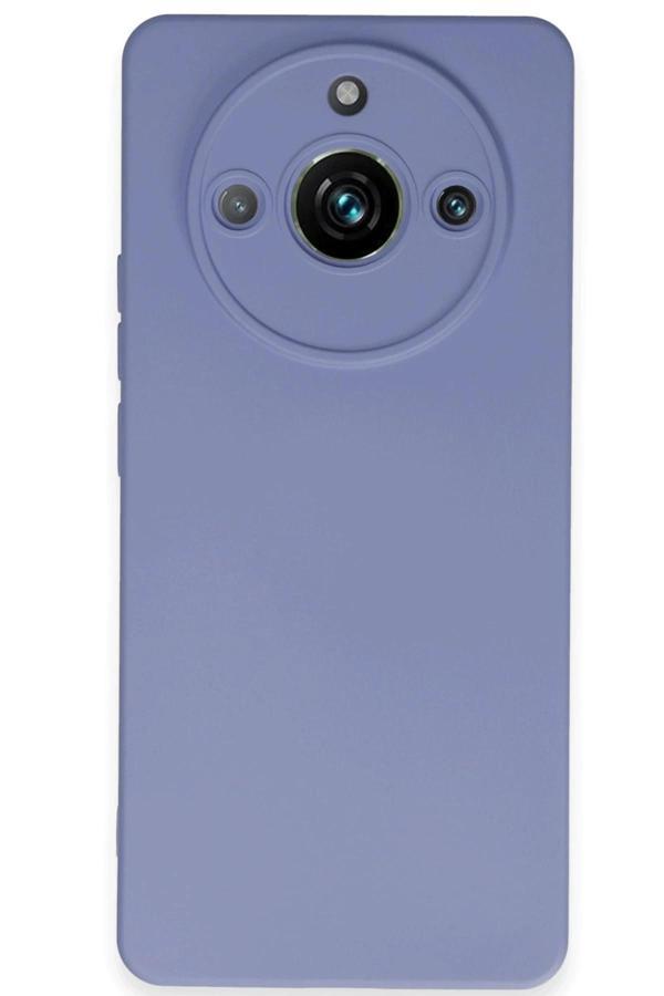 Realme 11 Pro Kılıf Nano içi Kadife Silikon - Lila - Image 1