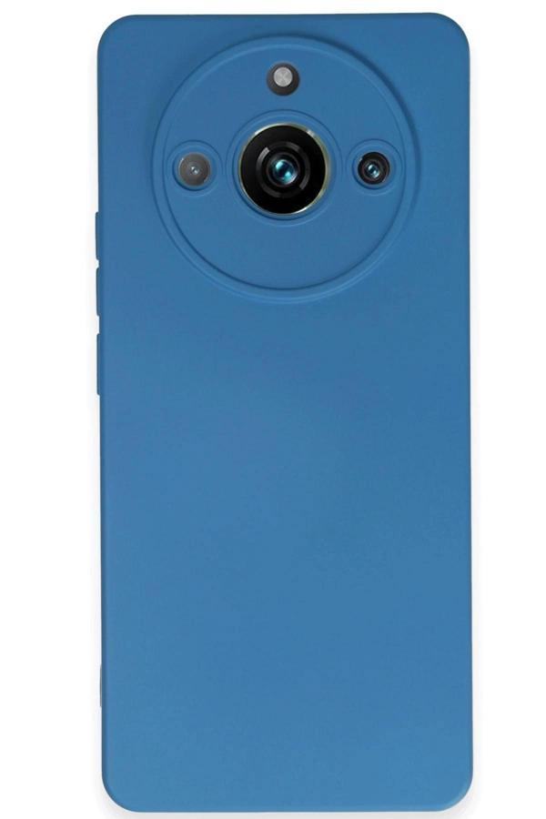 Realme 11 Pro Kılıf Nano içi Kadife Silikon - Mavi - Image 1