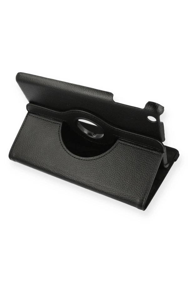 iPad Mini 1 Kılıf 360 Tablet Deri Kılıf - Siyah - Image 1