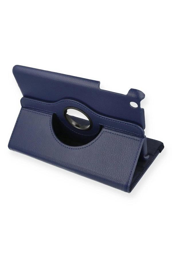 iPad Mini 1 Kılıf 360 Tablet Deri Kılıf - Lacivert - Image 1