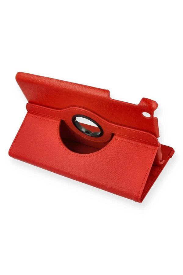 iPad Mini 1 Kılıf 360 Tablet Deri Kılıf - Kırmızı - Image 1