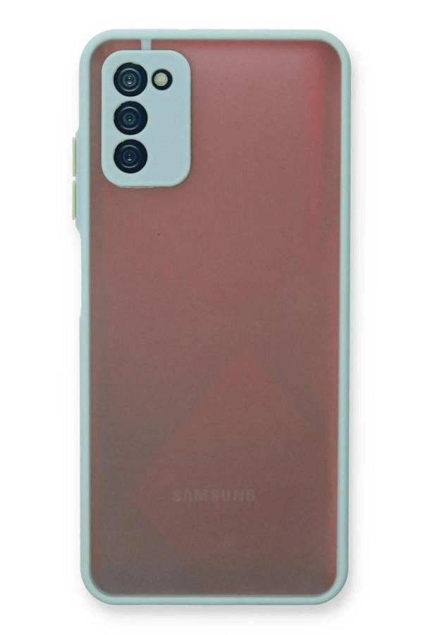 Samsung Galaxy A03S Kılıf Montreal Silikon Kapak - Turkuaz - Image 1