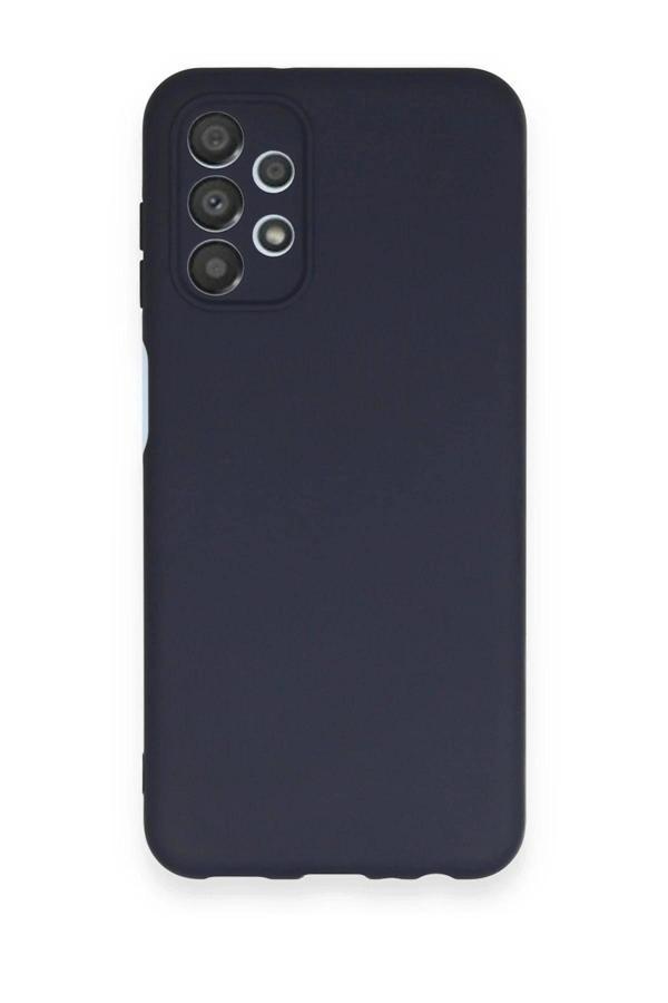 Samsung Galaxy A13 4G Kılıf First Silikon - Lacivert - Image 1