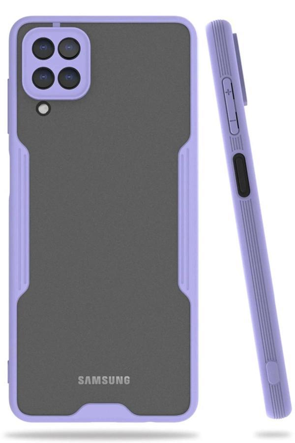 Samsung Galaxy A22 Kılıf Platin Silikon - Lila - Image 1