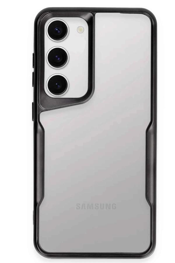 Samsung Galaxy S23 Kılıf Boyi Silikon Kapak - Siyah - Image 1