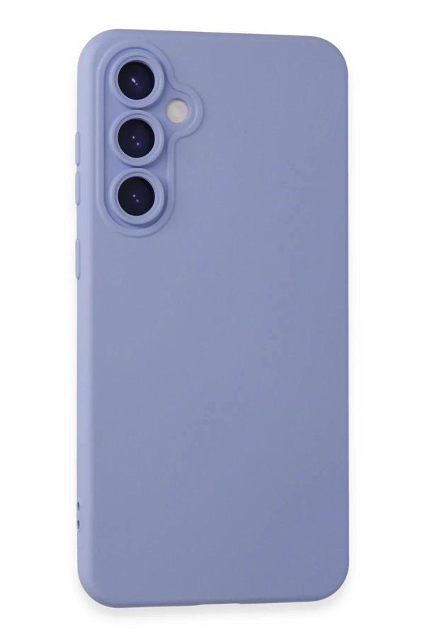 Samsung Galaxy S24 Kılıf Nano içi Kadife Silikon - Lila - Image 1